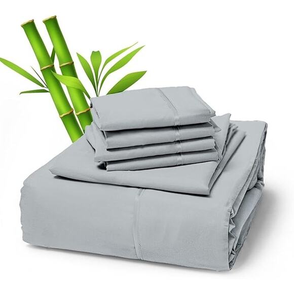 Sacred Thread Other - Sacred Thread Enhanced Bamboo Queen Deep Pocket 6 Piece Sheet Set